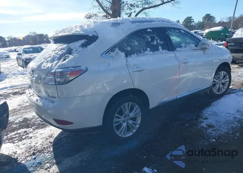 2010 Lexus Rx 450H z USA, uszkodzony, nr VIN JTJBC1BA8A2006031